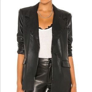 Vintage 90's Leather Blazer